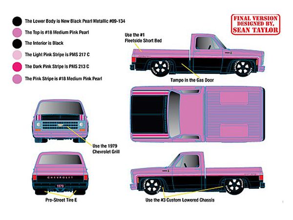 1/64 M2 Machines 1979 Chevrolet Scottsdale Chevy Sport Lower Body New Black Pearl Metallic