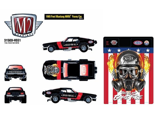 1/64 M2 Machines 1969 Ford Mustang NHRA Funny Car