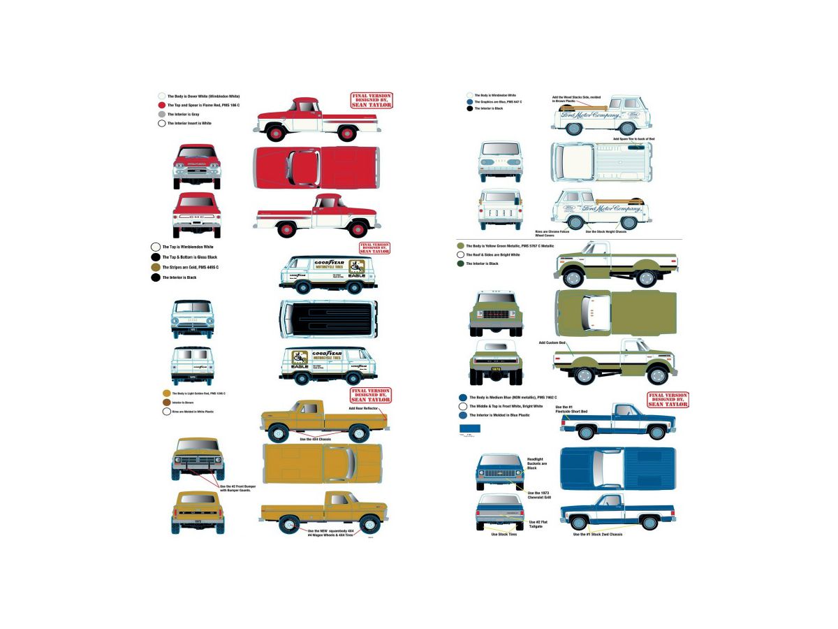 1/64 M2 Machines Auto-Trucks Release 63 1Box 6pcs