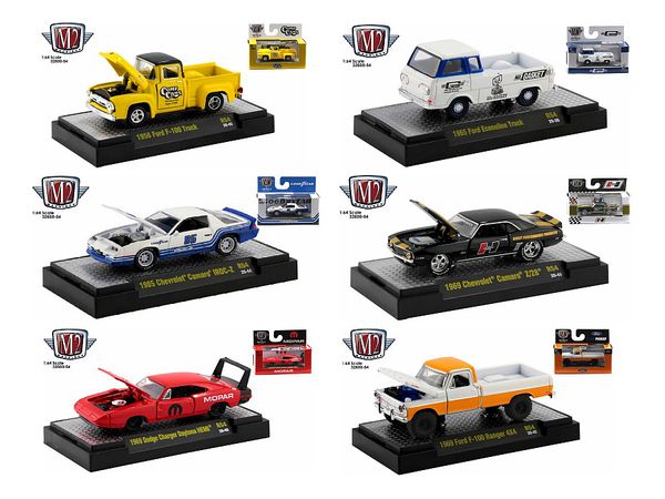 1/64 M2 Machines Auto-Trucks Detroit-Muscle Release 54 1Box 6pcs