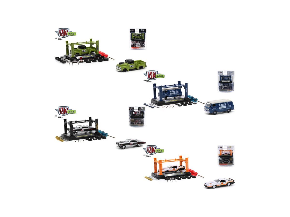 1/64 M2 Machines Model Kit Release 37 1Box 4pcs