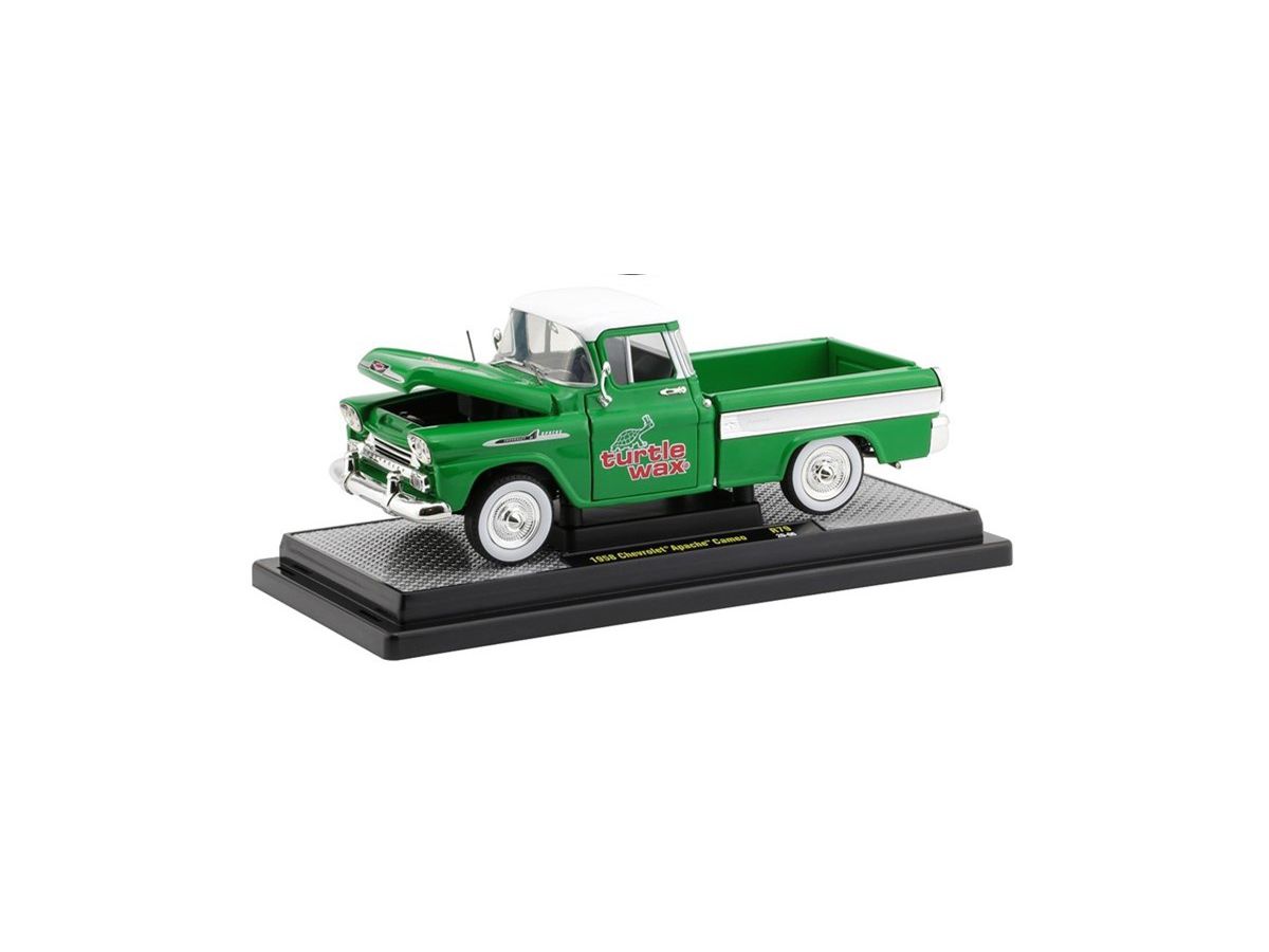 1/24 M2 Machines 1958 Chevrolet Apache Cameo Turtle Wax Green
