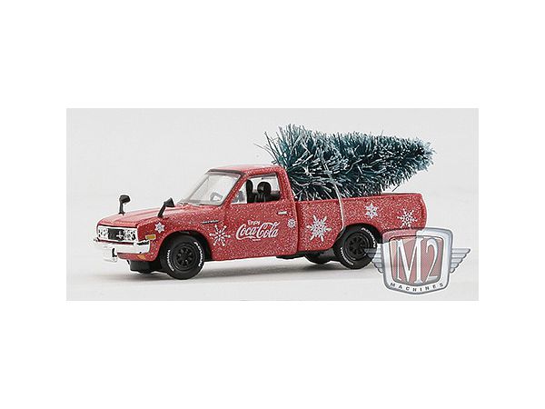 1/64 1976 ダットサン 620 ピックアップ トラック Coca-Cola w/ツリー [レッド] クリスマス オーナメント