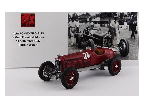1/43 アルファロメオ P3 V Monza GP 1932 #24 Tazio Nuvolari