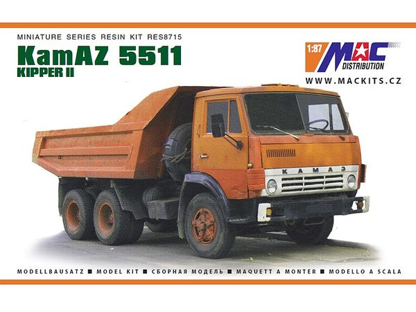1/87 KamAZ 5511 キッパーII ダンプトラック