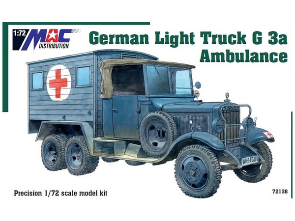 1/72 ドイツ軍 1.5tトラック G3a 野戦救急車