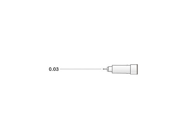 FOR DRAWING ブラック 単品 0.03mm