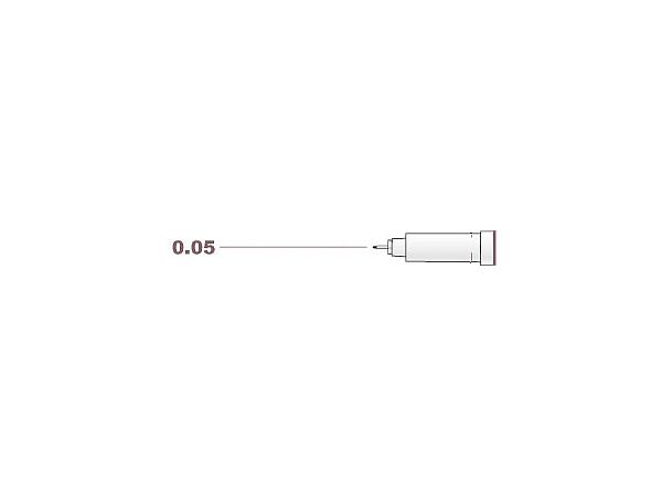 FOR DRAWING ダークブラウン 単品 0.05mm