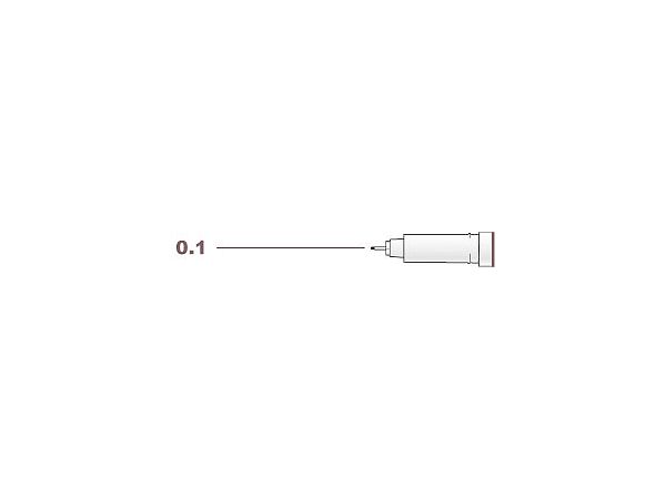 FOR DRAWING ダークブラウン 単品 0.1mm