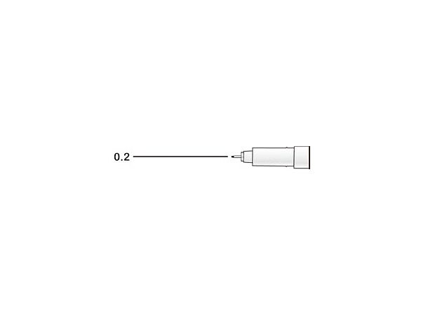 FOR DRAWING ブラック 単品 0.2mm