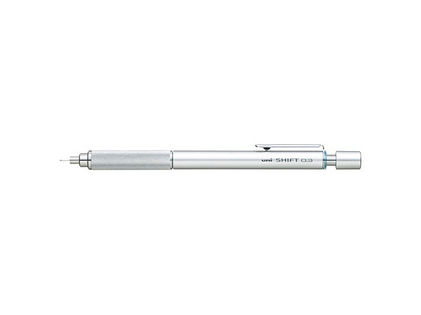 シフト シャープペンシル 0.3mm シルバー