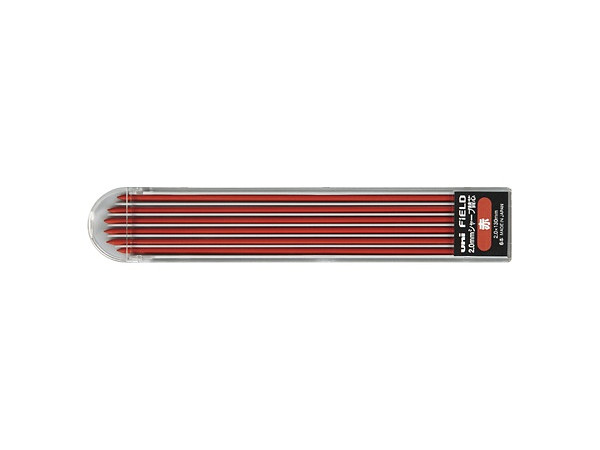フィールド (建築用) シャープペンシル替芯 2.0mm 赤