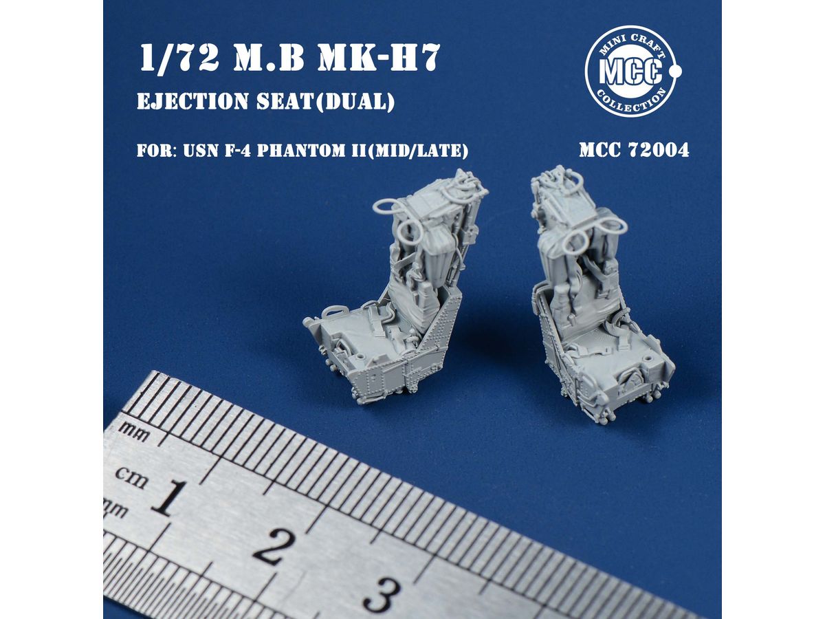 1/72 米海軍 F-4 ファントム II (中期/後期型) 用M.B.Mk.H7 射出座席 (2個入り)