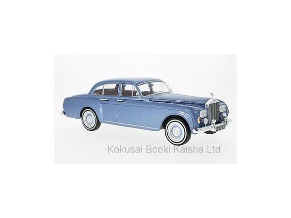 1/18 ロールスロイス シルバークラウド III Flying track H.J.Mulliner RHD 1965 メタリックライトブルー