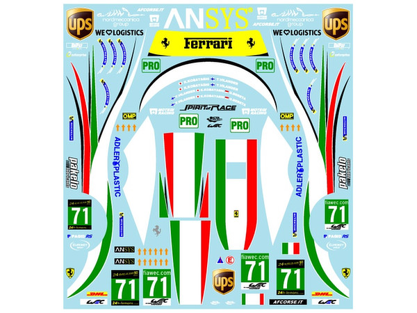 1/24 フェラーリ 458 '13 小林可夢緯 (フジミ用)