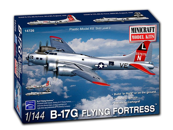 1/144 WW.II アメリカ陸軍航空軍 B-17G フライングフォートレス 第8空軍