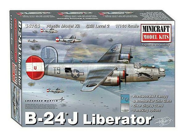 1/144 WW.II アメリカ軍 爆撃機 B-24J リベレーター
