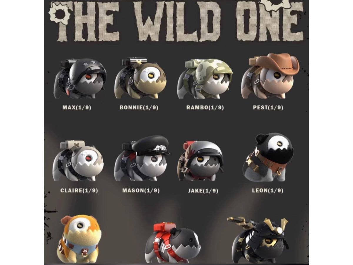MR.BONEブラインドボックス ザ・ワイルド・ワン・ドッグズ 1Box 9pcs
