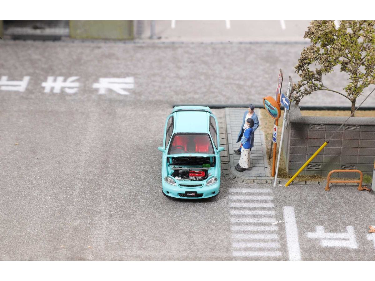 1/64 Honda Civic Type R EK9 Tiffany Blue