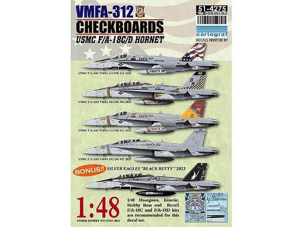 1/48 VMFA-312 F/A-18 C/D ホーネットチェッカーボーズ