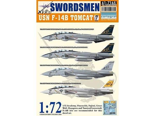 1/72 [61-7165] アメリカ海軍 F-14B トムキャット コレクション #7 VF-32 スウォーズメン
