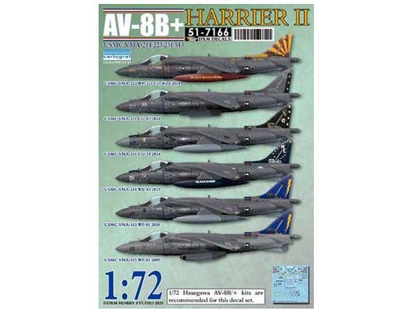 1/72 (51-7166) アメリカ海兵隊 AV-8B プラス ハリアー II VMA-214/223/231/513