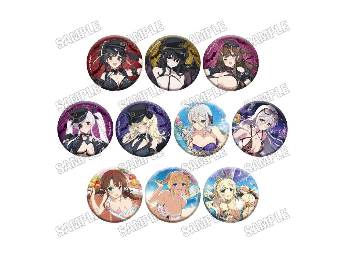 閃乱カグラ: 缶バッジコレクション 1Box 10pcs