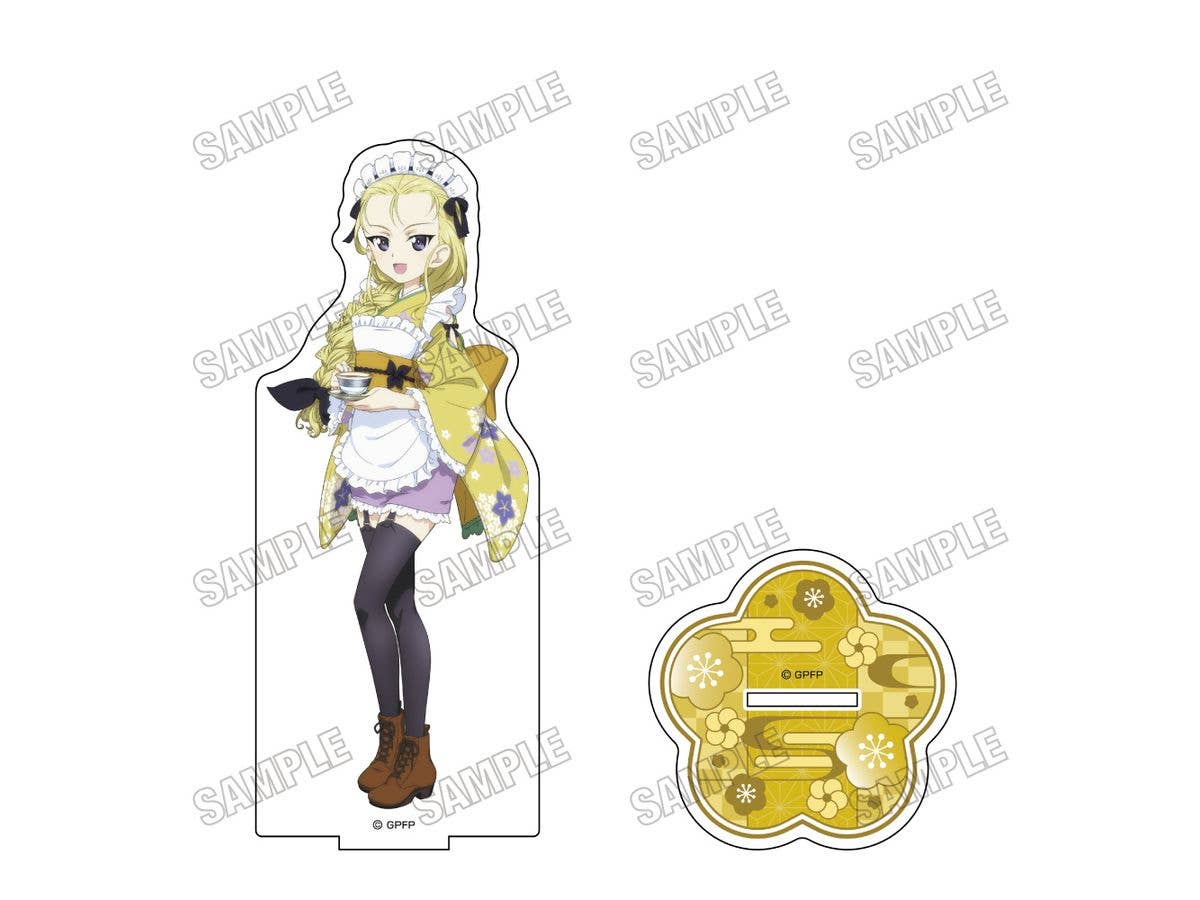 ガールズ&パンツァー 最終章: 描き下ろしBIGアクリルスタンド 和風メイドver.  5.アッサム