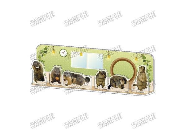 マーモットカフェ マーモット村: アクリルジオラマ