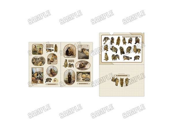 マーモットカフェ マーモット村: クリアファイルセット