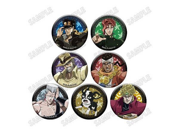 アニメ ジョジョの奇妙な冒険 スターダストクルセイダース : 描き下ろし缶バッジコレクション (JF25) 1Box 7pcs