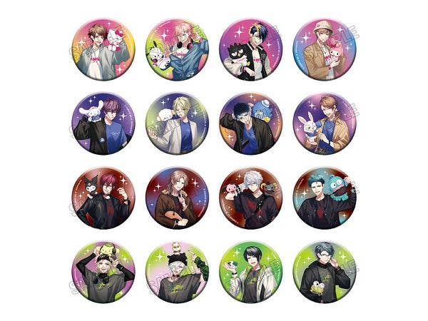 DYNAMIC CHORD x サンリオキャラクターズ: 缶バッジコレクション 1Box 16pcs