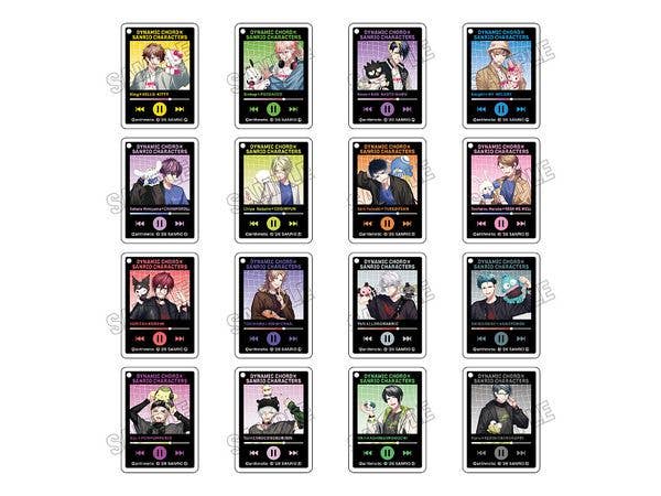 DYNAMIC CHORD x サンリオキャラクターズ: アクリルキーホルダーコレクション 1Box 16pcs