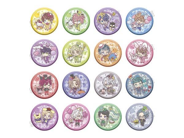 DYNAMIC CHORD x サンリオキャラクターズ: ミニキャラ缶バッジコレクション 1Box 16pcs