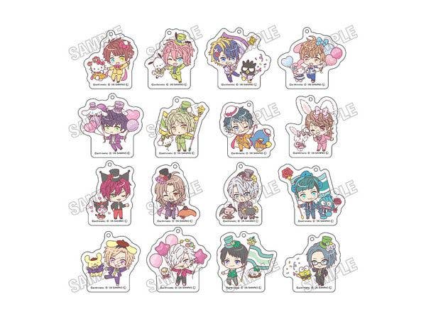 DYNAMIC CHORD x サンリオキャラクターズ: ミニキャラアクリルキーホルダーコレクション 1Box 16pcs
