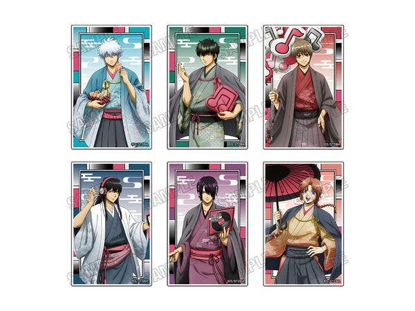 アニメ 銀魂: アクリルブロックコレクション [MUSICver.] 1Box 6pcs