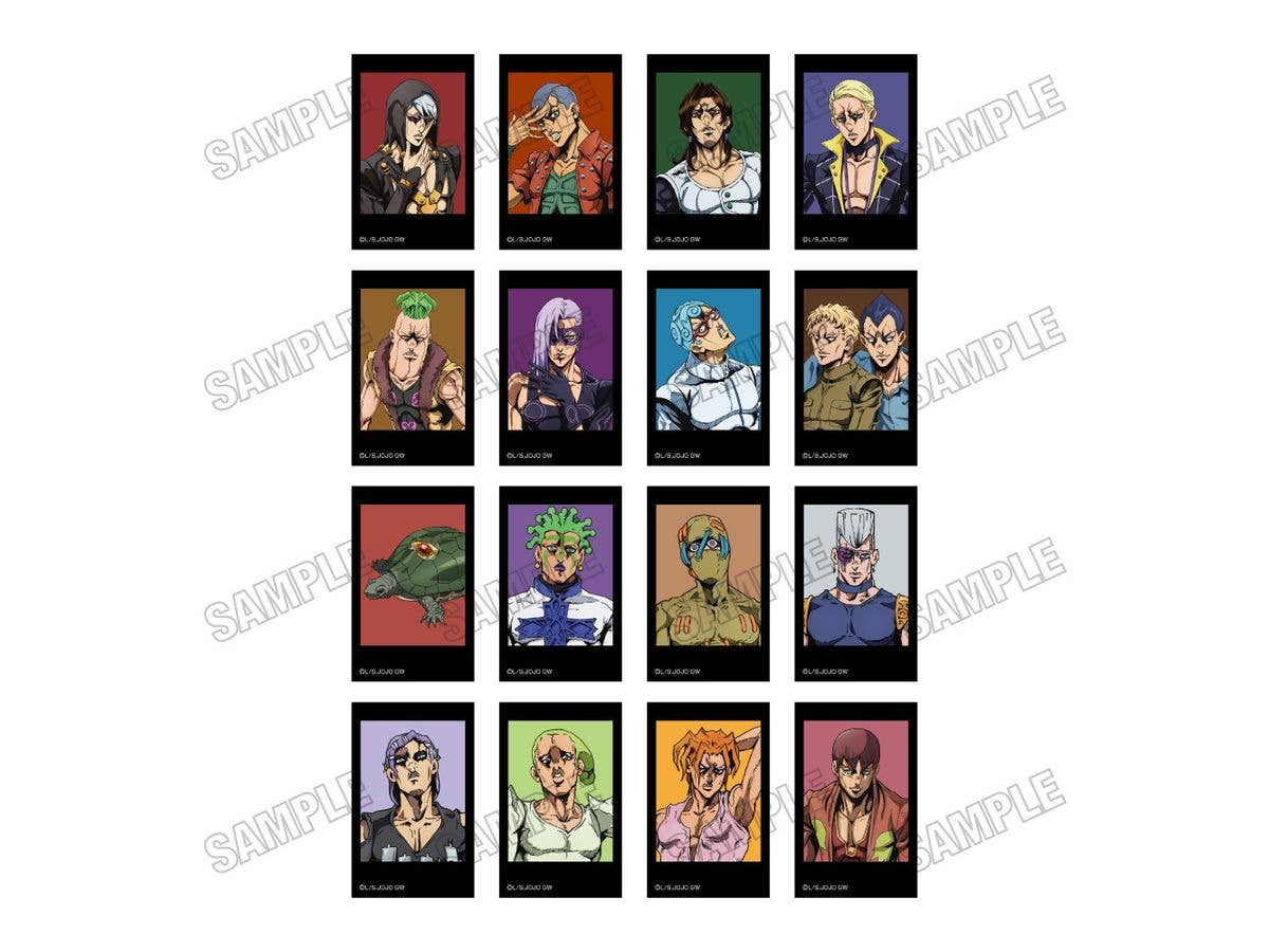 アニメ ジョジョの奇妙な冒険 黄金の風: ミニフォトカードコレクション [RE] vol.2 1Box 16pcs