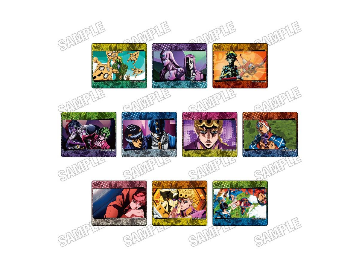 アニメ ジョジョの奇妙な冒険 黄金の風: 場面写アクリルバッジコレクション OP ver. [RE]  1Box 10pcs