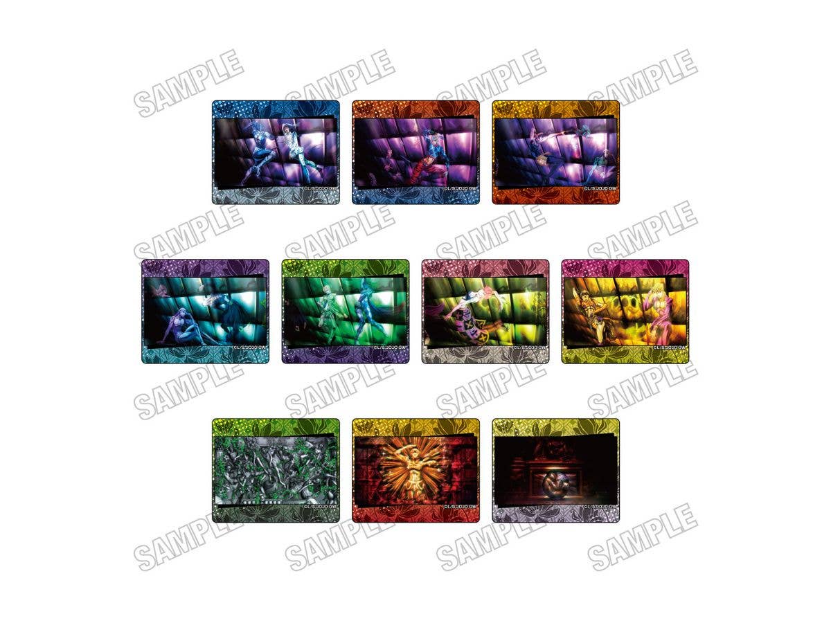 アニメ ジョジョの奇妙な冒険 黄金の風: 場面写アクリルバッジコレクション ED ver. [RE]  1Box 10pcs