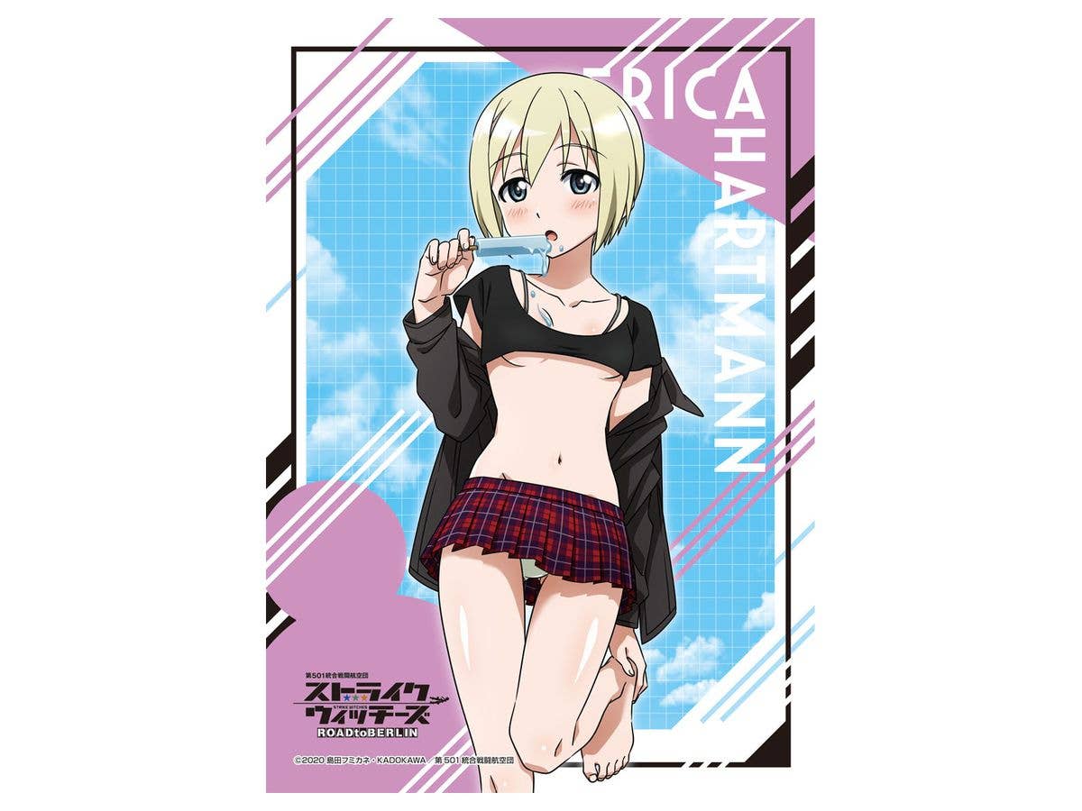 TVアニメ ストライクウィッチーズ ROAD to BERLIN 描き下ろしA4マルチクロス エーリカ・ハルトマン