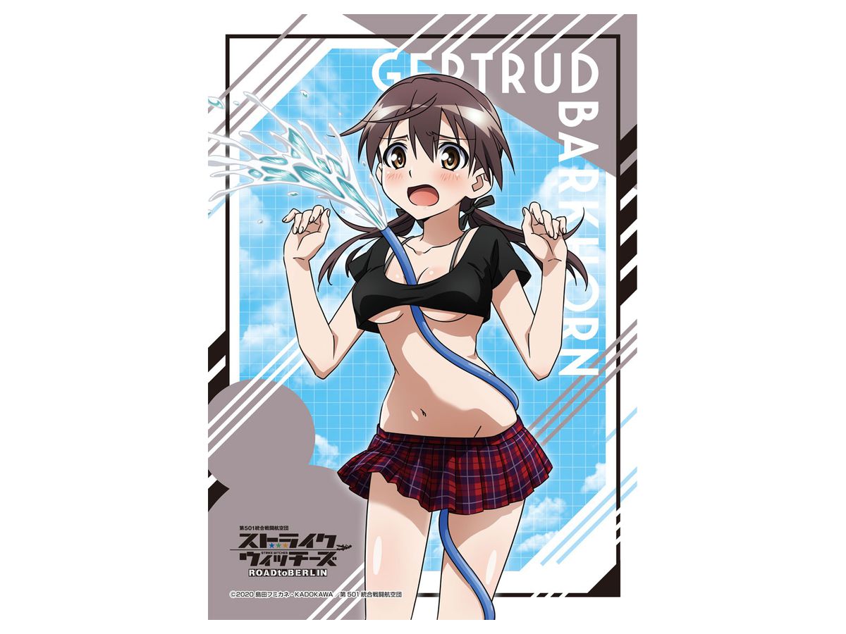TVアニメ ストライクウィッチーズ ROAD to BERLIN 描き下ろしA4マルチクロス ゲルトルート・バルクホルン