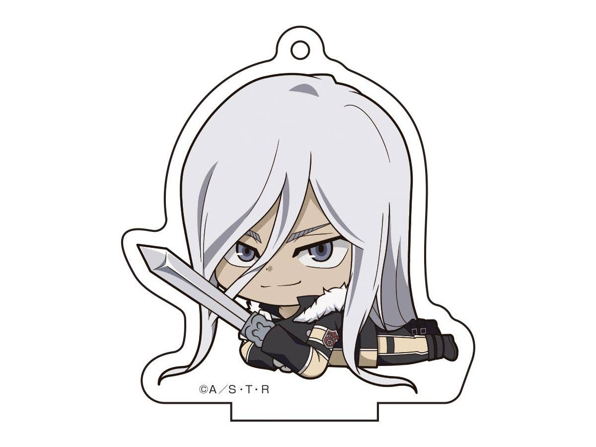 家庭教師ヒットマンREBORN! ごろりんアクリルキーホルダー 6 スクアーロ