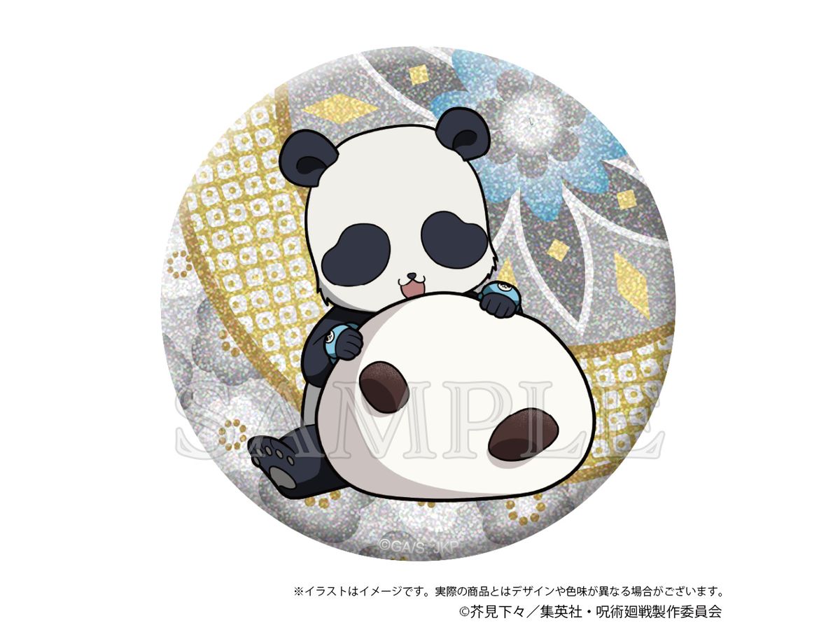 呪術廻戦: きらきら缶バッジ Japanese Sweets ver. パンダ