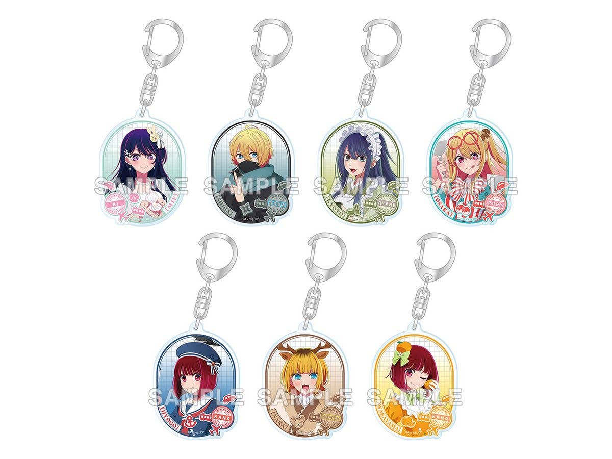 推しの子: 47都道府県の子 トレーディングアクリルキーホルダー 近畿エリア 1Box 7pcs