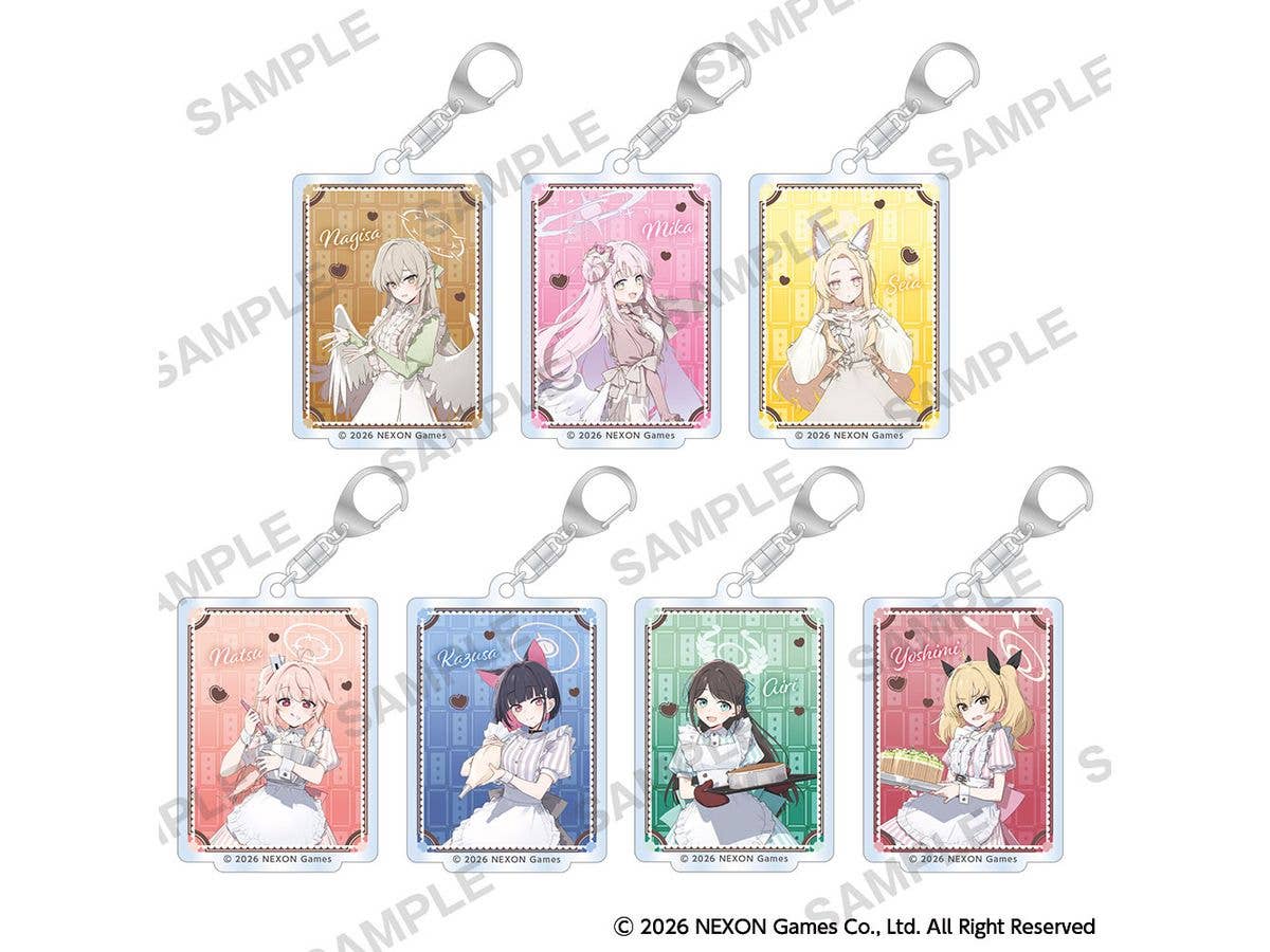 ブルーアーカイブ: POP UP SHOP トレーディングアクリルキーホルダー 1Box 7pcs