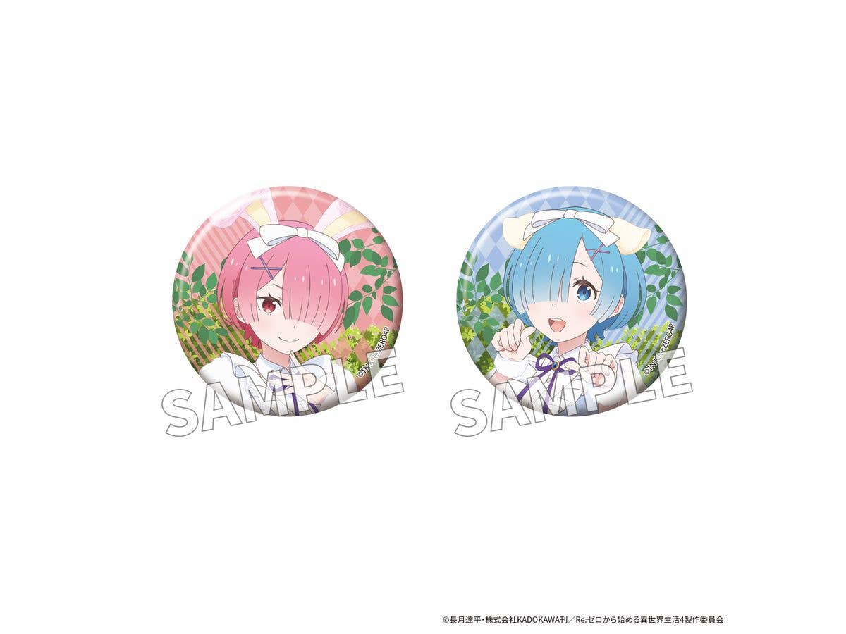 Re:ゼロから始める異世界生活 缶バッジセット FANTASY FOREST ver. ラム & レム