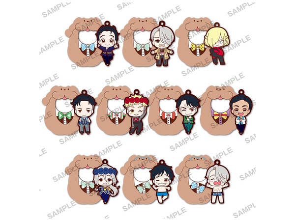 ユーリ!!! on ICE つつまれっこラバーストラップ 1Box 10pcs