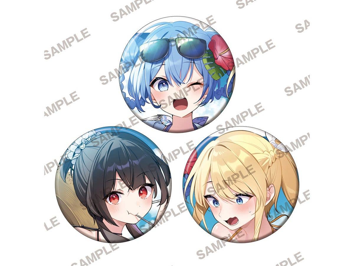 この素晴らしい世界に祝福を!: 描き下ろし缶バッジ3個セット アクア&めぐみん&ダクネス