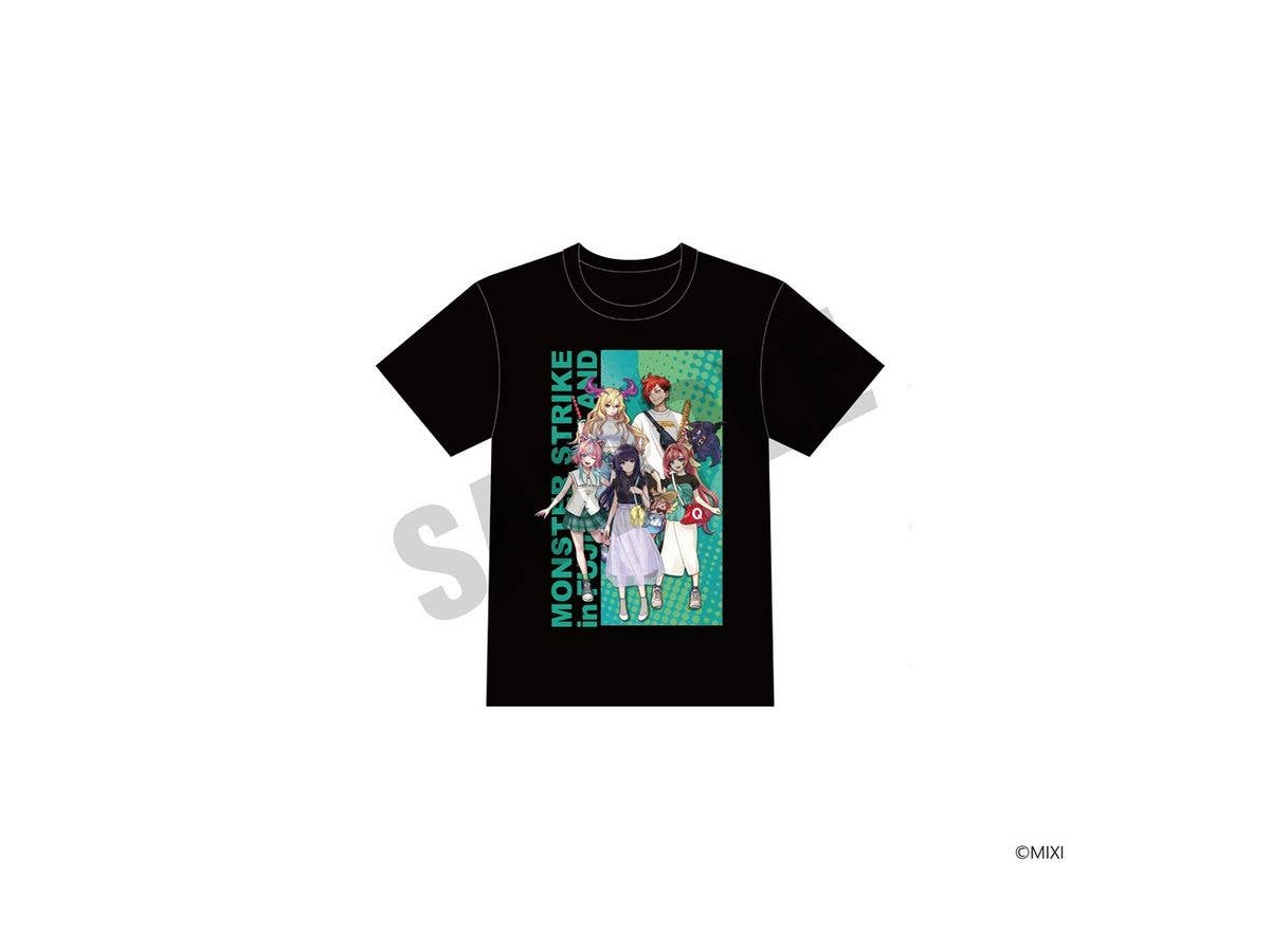 モンスターストライク: Tシャツ 富士急ハイランドver. 黒