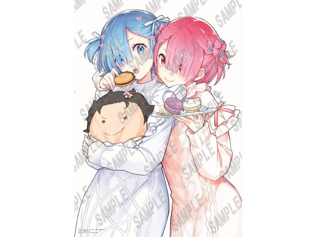 Re:ゼロから始める異世界生活: B2タペストリー ラム&レム_花鶏ハルノ(C108)
